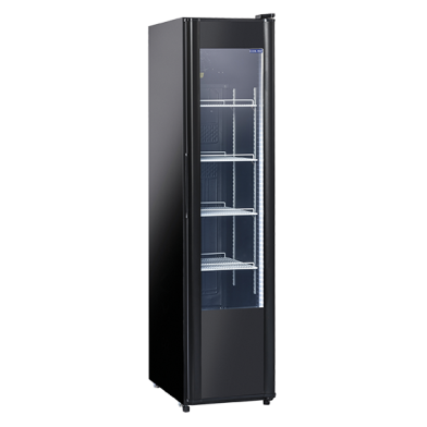 Kjøleskap (slank) 300 l. med glassdør